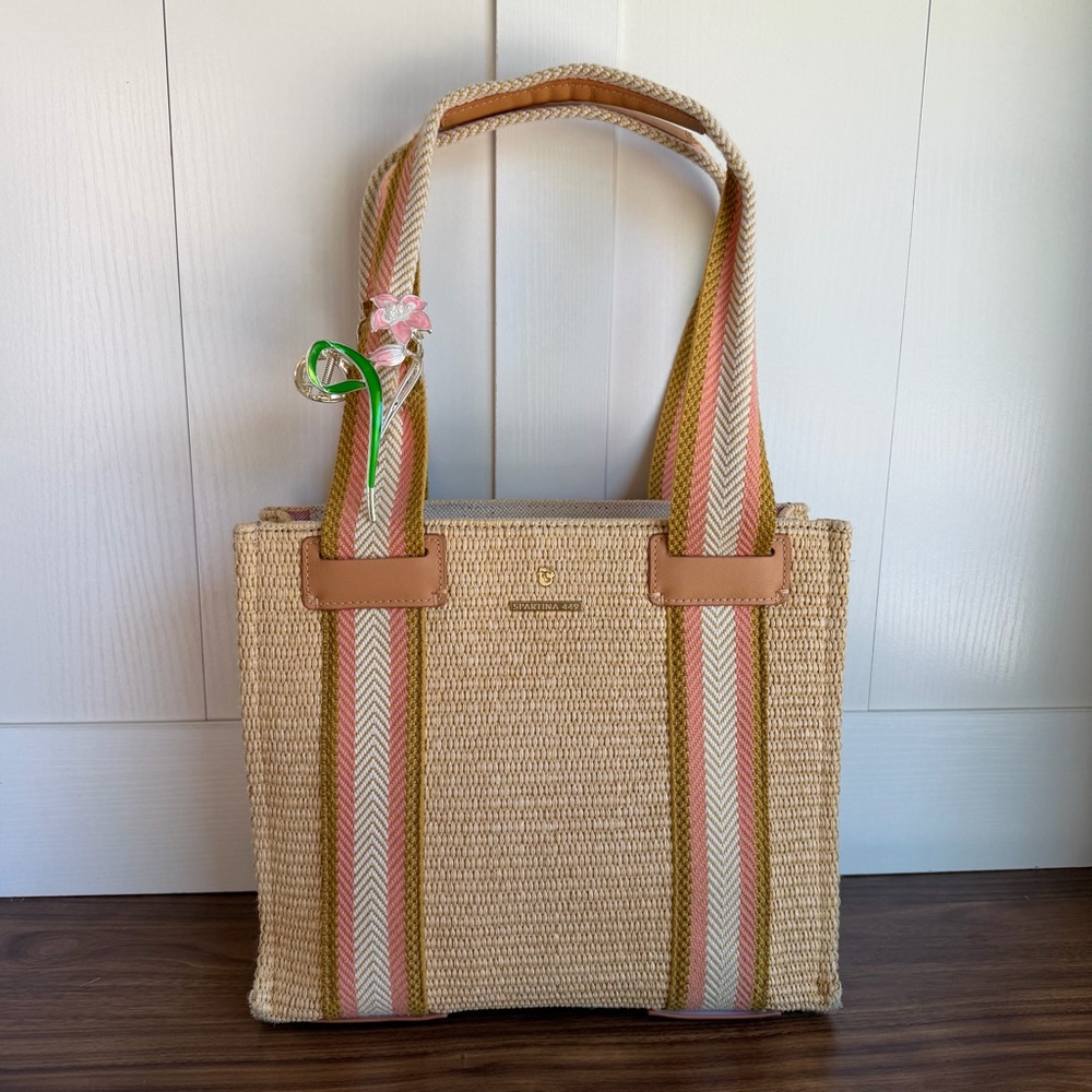 Spartina 449 Straw Tote Bag